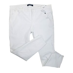 EXPRESS Mid Rise Stretch Ankle Leggings White Size 18L